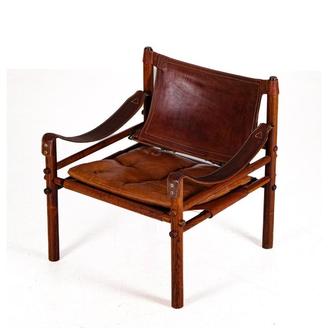 Arne Norell Vintage Sirocco Easy Chair by Arne Norell, 1970s For Sale - Image 4 of 12