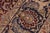 1990s Elegant Floral Pak-Persian Maroon/Blue Wool Rug - 9'1'' X 12'2'' For Sale - Image 5 of 9