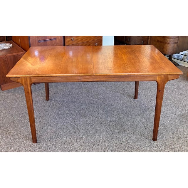 European Mid 20th Century Extending Dining Table With Double Butterfly Leaf by McIntosh, c.1960 For Sale - Image 16 of 17