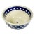 1980s Arts & Crafts Americana Boho Chic Stars Boleslawiec Polish Pottery Serving Bowl - 4th of July For Sale