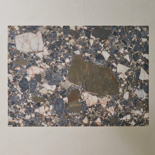 French Art Deco Green Iron Side Table with Marble Top, 1930s For Sale In Chicago - Image 6 of 11