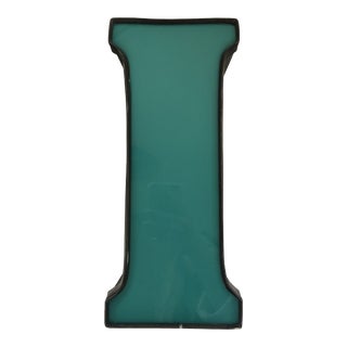 Large Teal Marquee Letter 'I' For Sale