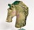 Gemstone Emerald Horse Bust Sculpture Full Emerald Base Hand Carved For Sale - Image 13 of 14