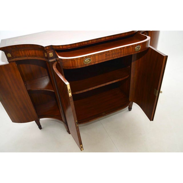 Sheraton Painted Satinwood Sideboard, 1950s For Sale - Image 4 of 13