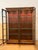 Henredon Vintage Henredon Burl Wood Double Lighted Curio China Cabinet For Sale - Image 4 of 12