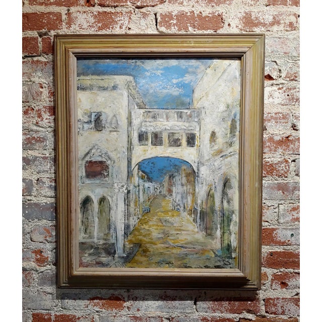 Dorothy Brown - Venice View - 1956 Oil Painting For Sale - Image 11 of 11