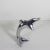 Mid Century Modern Hoselton Canada Aluminum Dolphin Sculpture Modernist For Sale - Image 6 of 8