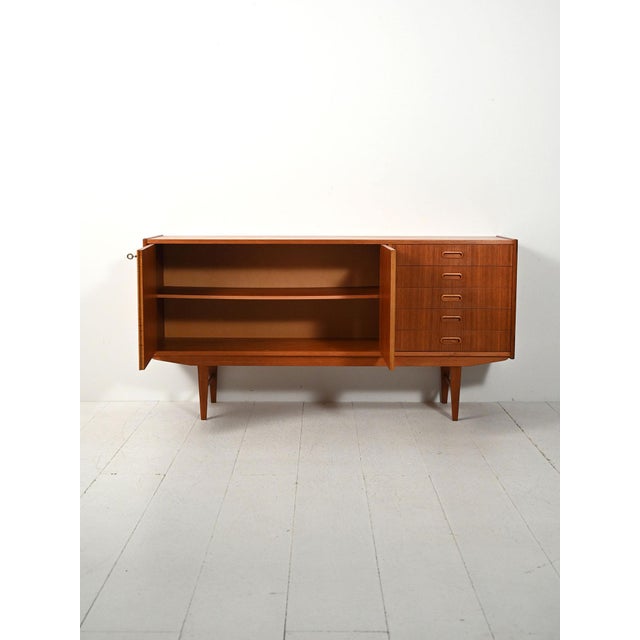 Scandinavian Teak Sideboard, 1960s For Sale - Image 12 of 12