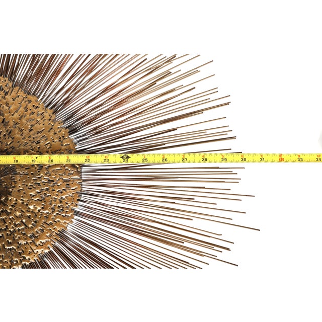 1960's Brutalist Sunburst Wall Sculpture by William and Bruce Friedle For Sale - Image 13 of 13