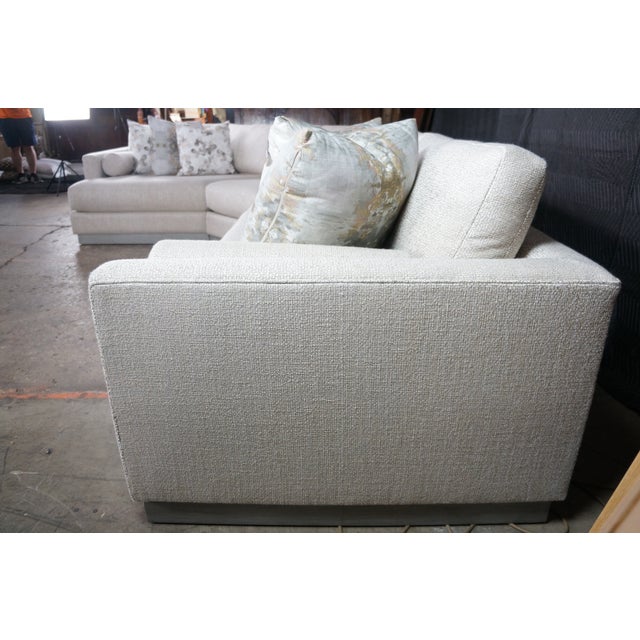 Langdon Plus Sectional II by Lazar Industries Modern Modular Sectional Sofa 159" For Sale - Image 16 of 18