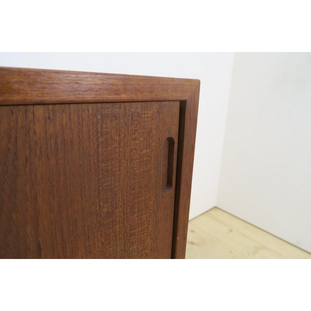 Brown Teak Sideboard from Hornslet Møbelfabrik, Denmark, 1960 For Sale - Image 8 of 10