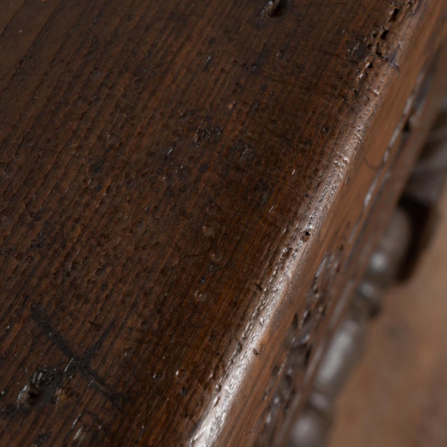 17th Century Console Table With Two Carved Drawers, Portugal For Sale - Image 6 of 18