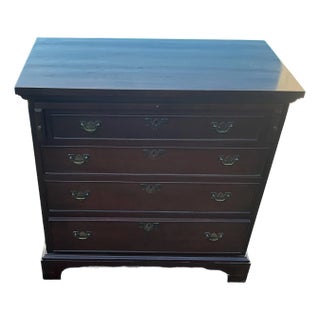 1970s Craftique English Chippendale Style Mahogany Chest of Drawers For Sale