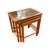 Mid-Century Modern Mid 20th Century Danish Teak & Tile Nesting Tables Attributed to Trioh For Sale - Image 3 of 4