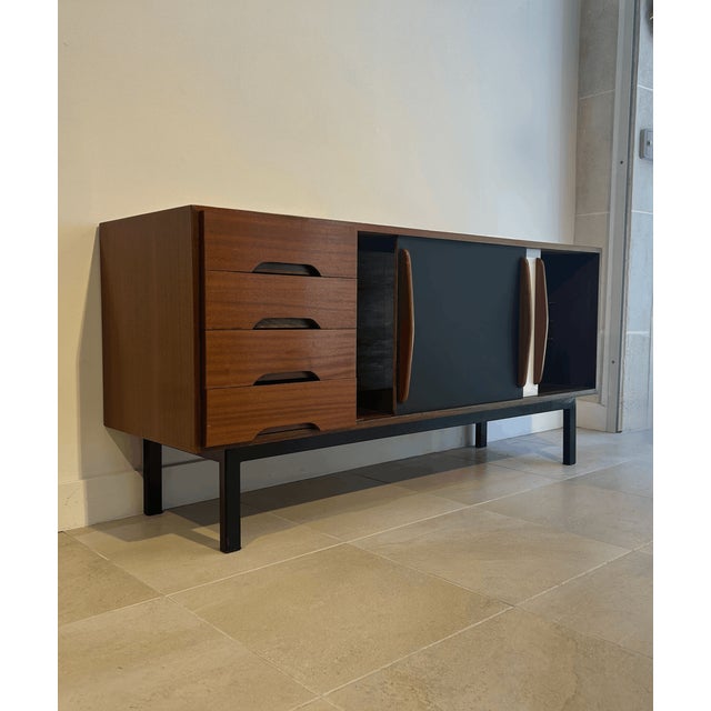 Charlotte Perriand Vintage Sideboard by Charlotte Perriand for Steph Simon, 1954 For Sale - Image 4 of 10