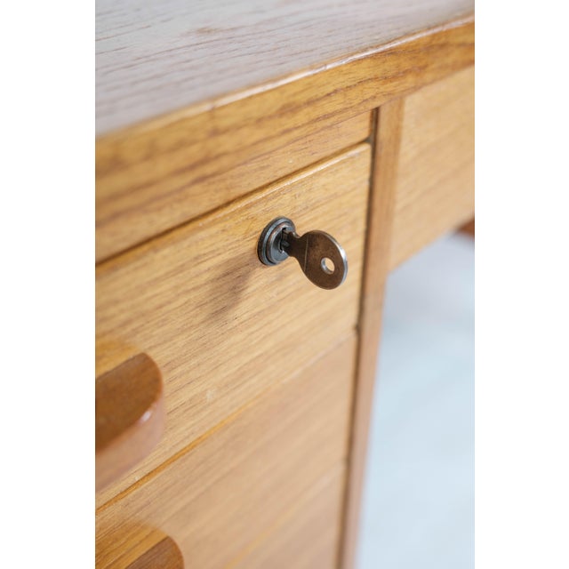 Danish Teak Desk, 1960s For Sale - Image 4 of 17