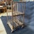 Industrial baker's or boulangerie cart with 2 shelves. Each shelf divided in two in the middle for easy access and use...