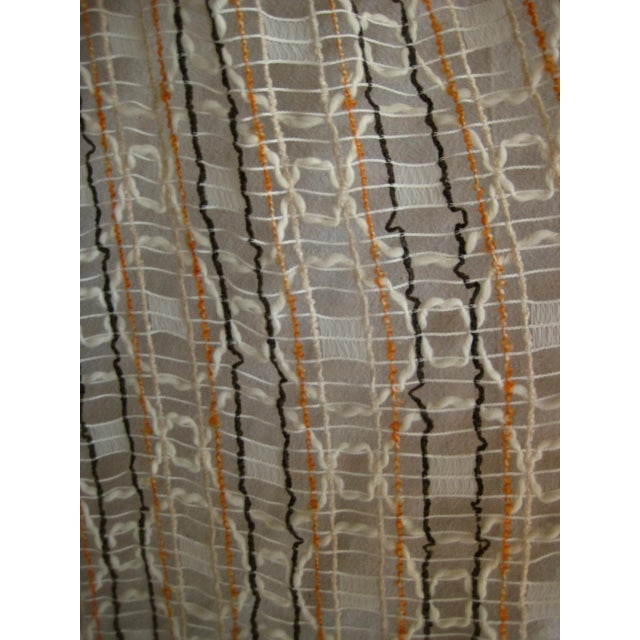 Mid-Century Modern Jack Lenor Larsen Style Mid Century Pair of Sheer Curtains For Sale - Image 3 of 11