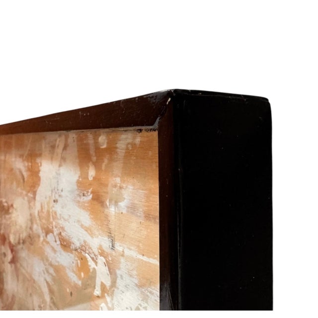 11"H x 23 1/2"W This striking 2010 mixed media work by J. Rogers, an elusive twenty-first-century American abstract artist...