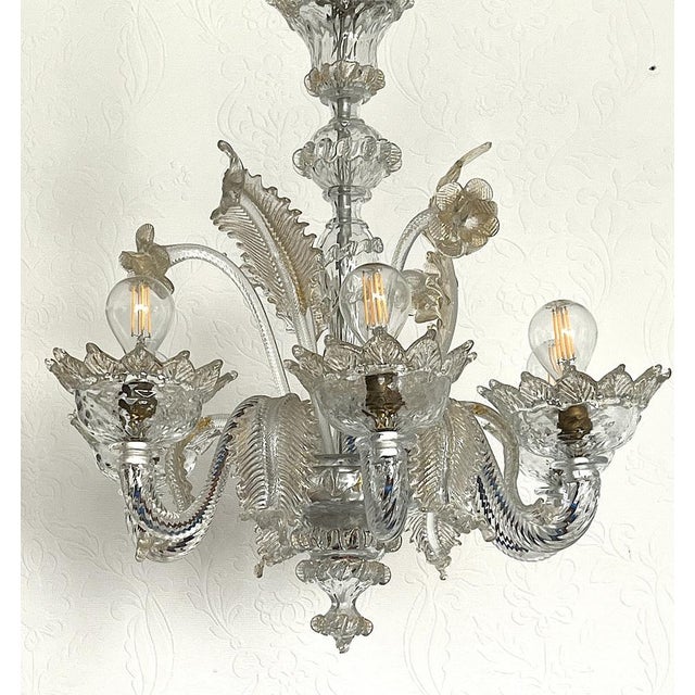 Murano Glass Chandelier from Made Murano Glass, 1950s For Sale - Image 4 of 16