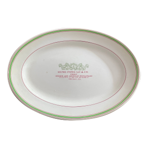 Vintage Chicago Restaurant Serving Dish