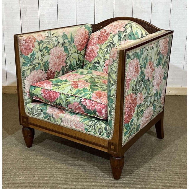 Art Deco Mahogany Armchairs, 1930s, Set of 2 For Sale - Image 4 of 18