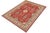 Rustic Rustic Kazak Red/Beige Wool Rug - 8'11''x11'9'' For Sale - Image 3 of 10