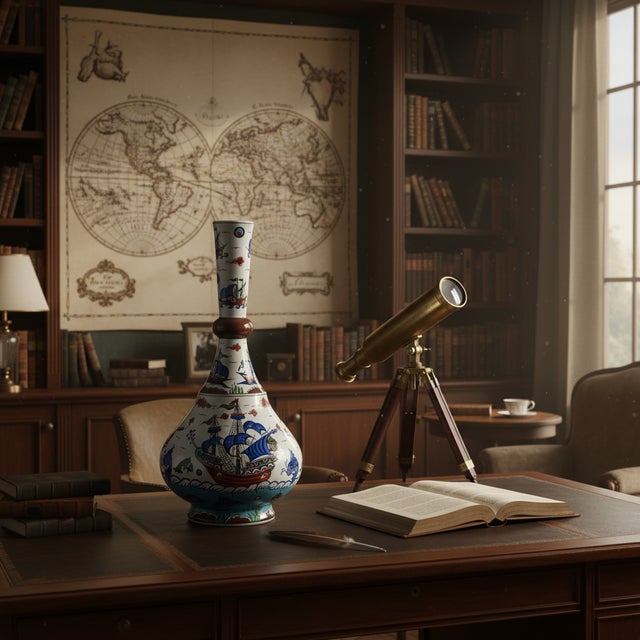 More Than a Vase: A Story of the Seas Bring the adventure and symbolism of the high seas into your home with this Handmade...