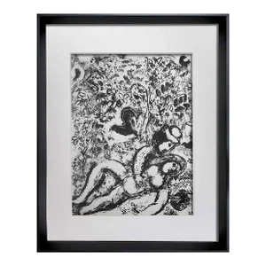 Marc Chagall Lithograph Limited Edition Original 1963 & Frame Included