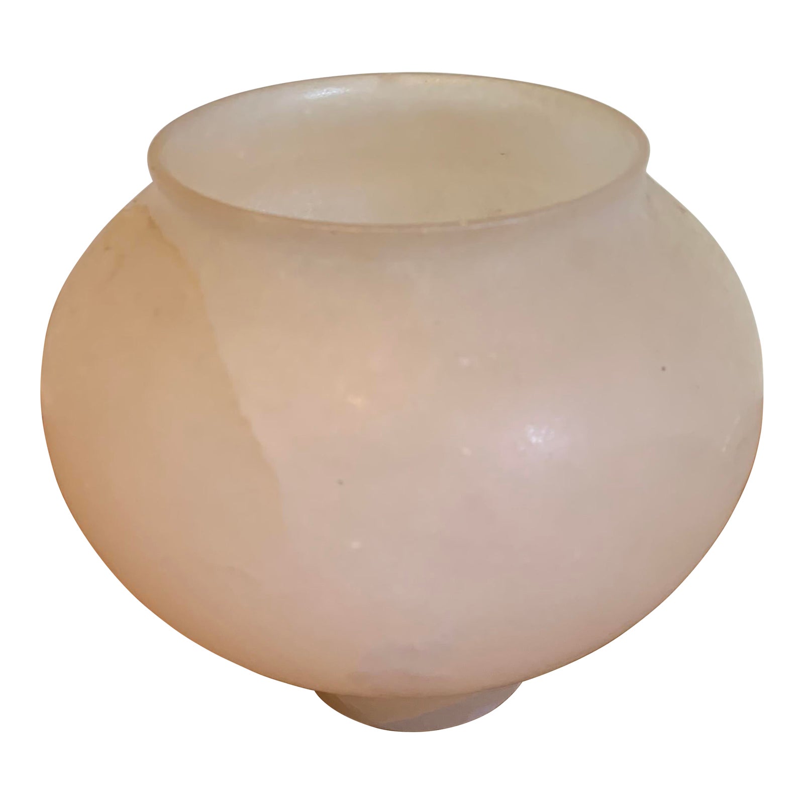 1970s Vintage Alabaster Bowl | Chairish