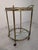 Vintage French Bar Cart in Brass, 1950s For Sale - Image 11 of 15