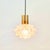 1970s Mid-Century Amber Bubble Glass Pendant Light by Helena Tynell for Limburg, Germany, 1960s For Sale - Image 5 of 11