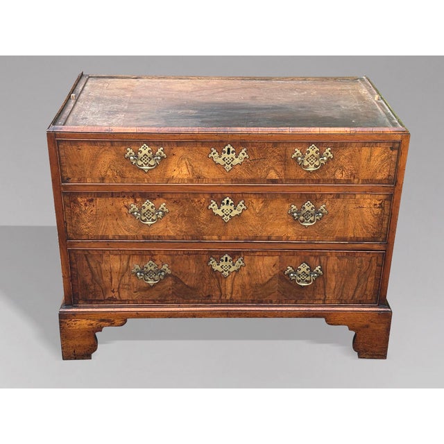 Antique George II Walnut Chest of Drawers, 1740 For Sale - Image 13 of 14