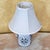 Vintage Blue & White Chinoiserie Porcelain Table Lamp With Double Happiness Symbol For Sale - Image 4 of 18