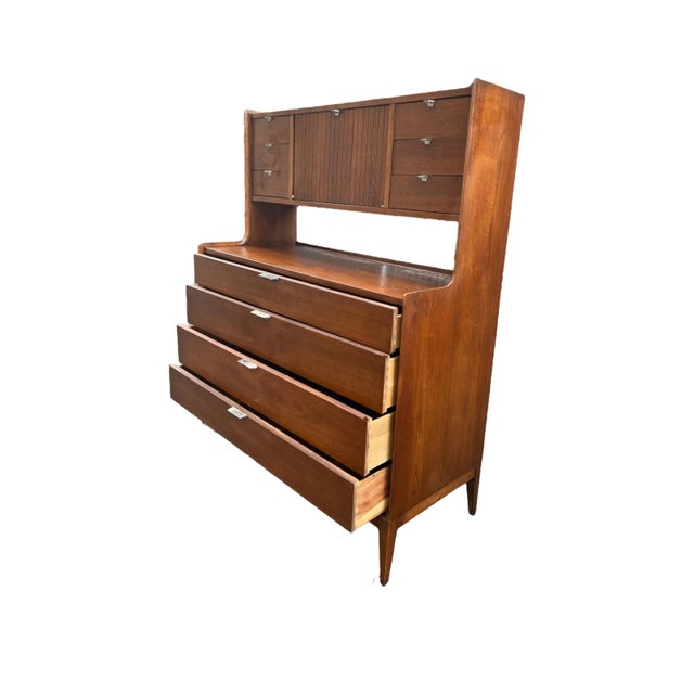 Vintage Mid Century Modern Dresser Dovetailed Drawers Arthur Umanoff For Sale - Image 12 of 13