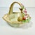 Ceramic 1990s Vintage Hollywood Regency Majolica Flora Bunny Jelly Bean Bowl, Fitz & Floyd Trompe L’Oeil Style For Sale - Image 7 of 14