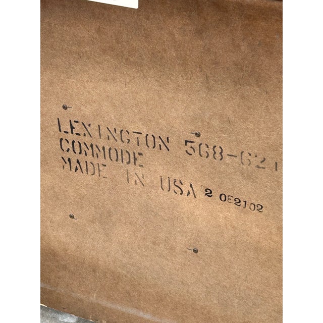 Hollywood Regency Lexington Three Piece Dresser Set For Sale - Image 3 of 12