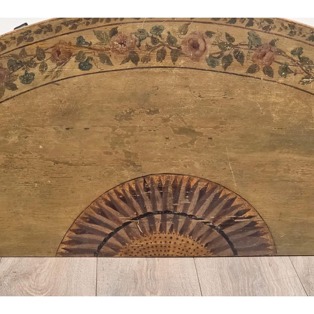 George III Style English Painted Demilune Console, Circa 1920 For Sale - Image 11 of 13