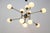 Chandelier with 18 Lights in Brass and Opal Glass by Stilnovo, Italy, 1959 For Sale - Image 14 of 15