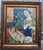 An exceptional and captivating mid-century modern composition executed in the distinct style of the Hungarian avant-garde...