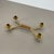 Modern Brutalist Brass and Leather Candleholder in the style of Auböck, 1950s For Sale - Image 16 of 18