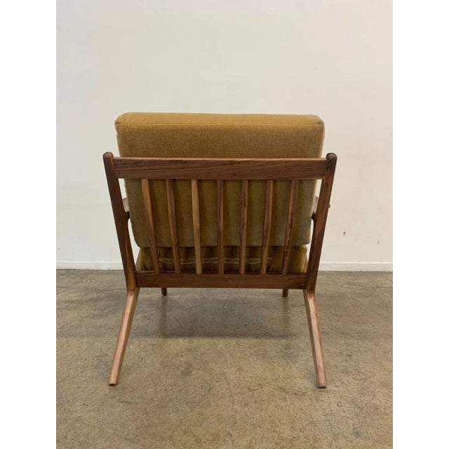 Mid Century Style Z Chair in Walnut For Sale - Image 9 of 11