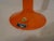 Mid-Century Modern Huge Orange Art Glass Luciano Vistosi MuranoCandlestick For Sale - Image 3 of 10