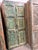 1920s Antique Green Floral Double Doors Rustic Sliding Barn Doors 80x35 For Sale - Image 5 of 7