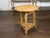 English 19th Century Pine Cricket Table with Circular Top and Triangular Shelf For Sale - Image 4 of 9