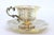 Silver Cup and Saucer with Engraved Floral Motifs and Edge Cutouts, Set of 2 For Sale - Image 6 of 8