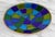 - Original 1960's Glass Mosaic Bowl - Signed Jon Matin - 9" Wide - Attractive Foil Glass Mosaic in Blue/Green - Makes a...