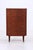 Vintage teak tallboy chest with six spacious drawers and a beautiful, continuous front panel. The slender legs and...