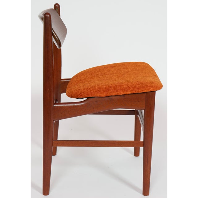 Rare Arne Hovmand Olsen Newly Upholster Dining Chairs Set of 4 For Sale - Image 12 of 18