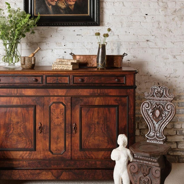 Late 19th Century French Walnut Buffet (A) For Sale - Image 12 of 12